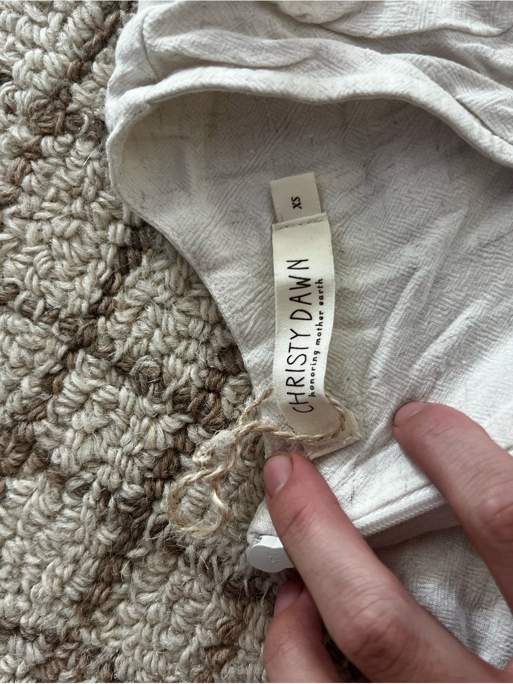Christy Dawn Women's Cream Dress